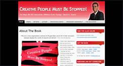 Desktop Screenshot of creativepeoplemustbestopped.com